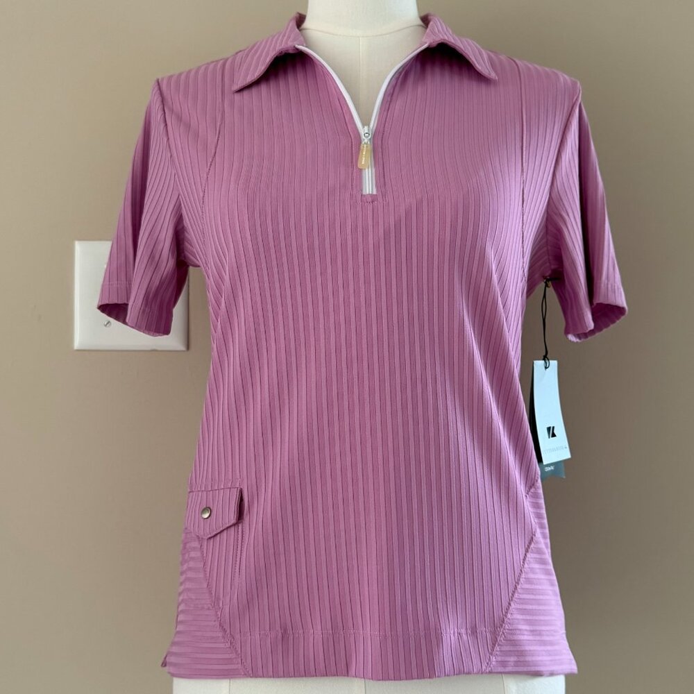 CUTTER & BUCK | Lilac Golf Shirt Sz S - Picture 2 of 6